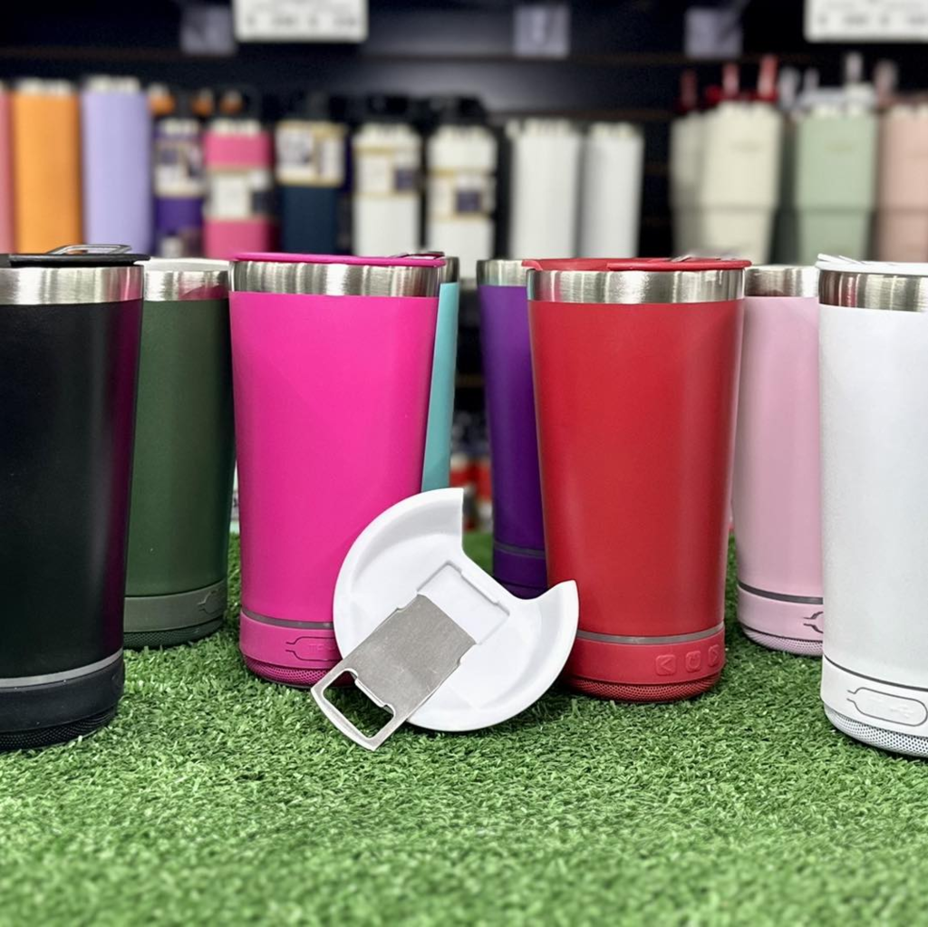 Vaso con Bocina Bluetooth Integrada