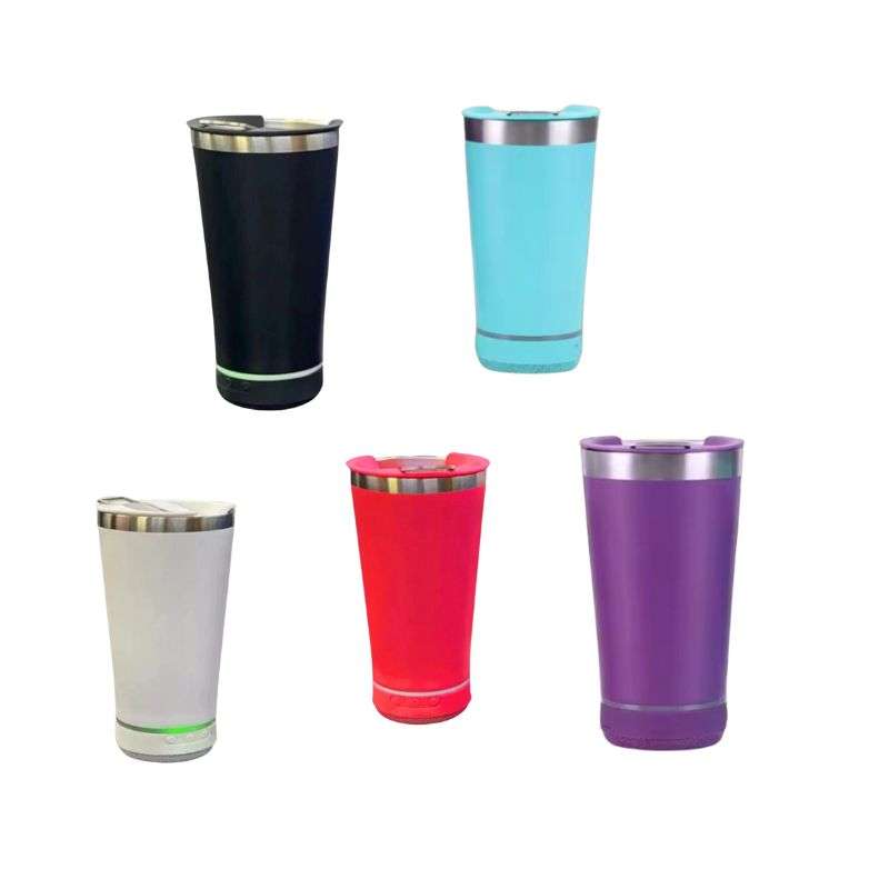 Vaso con Bocina Bluetooth Integrada