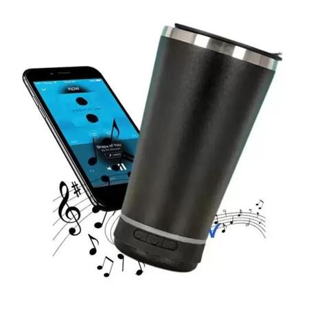 Vaso con Bocina Bluetooth Integrada